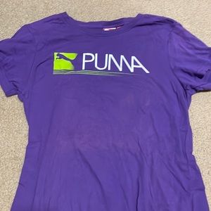 purple puma shirt!!